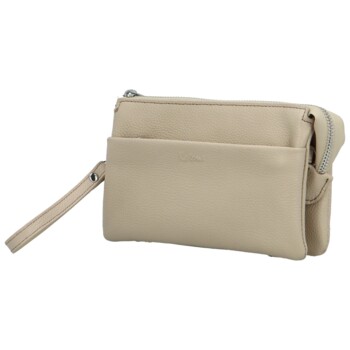Dámska kožená crossbody kabelka krémová - Katana Isola