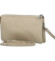 Dámska kožená crossbody kabelka krémová - Katana Isola