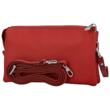 Dámska kožená crossbody kabelka červená - Katana Isola