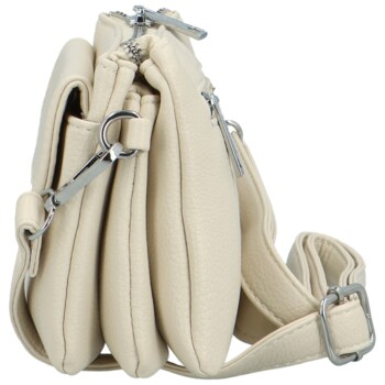 Dámska crossbody kabelka krémová - Delami Tiny Muse