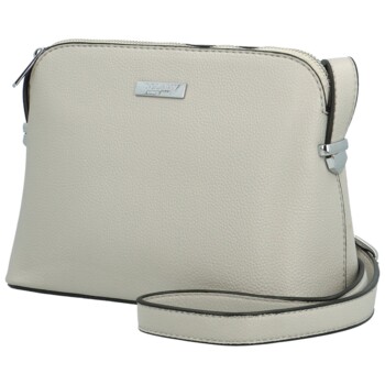 Dámska crossbody kabelka svetlo šedá - Delami Glamore