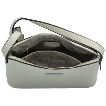 Dámska crossbody kabelka svetlo šedá - Delami Glamore