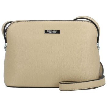 Dámska crossbody kabelka béžová - Delami Glamore