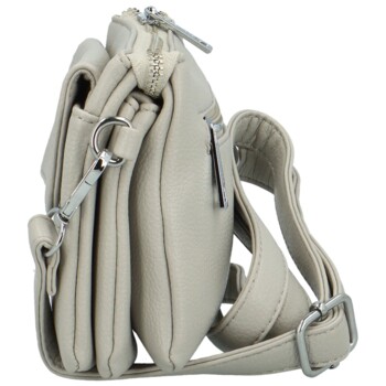 Dámska crossbody kabelka svetlo šedá - Delami Tiny Muse