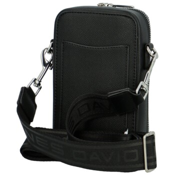 Dámska crossbody kabelka čierna - David Jones Perzida