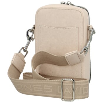 Dámska crossbody kabelka púdrová - David Jones Perzida