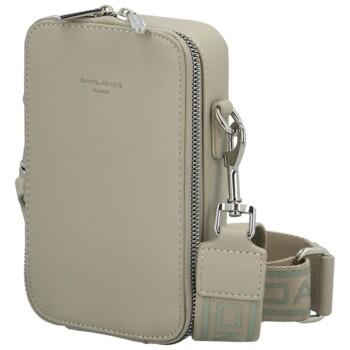 Dámska crossbody kabelka svetlo šedá - David Jones Perzida