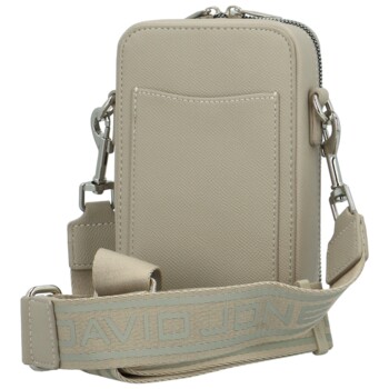Dámska crossbody kabelka svetlo šedá - David Jones Perzida