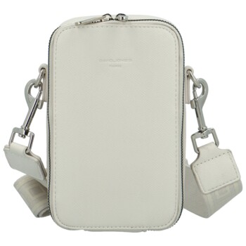 Dámska crossbody kabelka krémová - David Jones Perzida