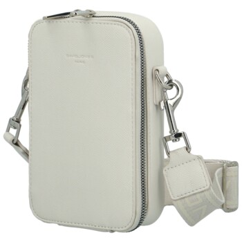 Dámska crossbody kabelka krémová - David Jones Perzida