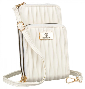 Dámska crossbody kabelka biela - Rovicky Antini