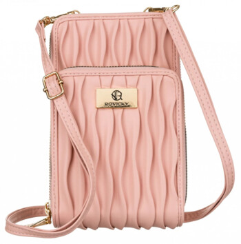 Dámska crossbody kabelka ružová - Rovicky Antini