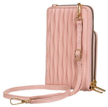 Dámska crossbody kabelka ružová - Rovicky Antini