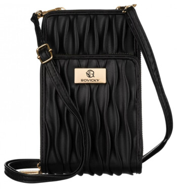 Dámska crossbody kabelka čierna - Rovicky Antini