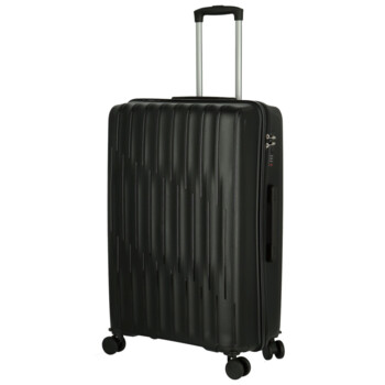 Cestovný plastový kufor čierny - Ormi Torian SADA