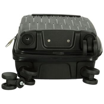 Cestovný plastový kufor čierny - Ormi Torian SADA