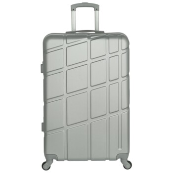 Cestovný plastový kufor strieborný - Ormi Sofron M