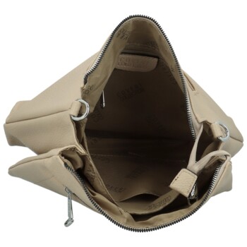 Dámska crossbody kabelka taupe - Coveri Elisabet new