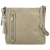 Dámska crossbody kabelka taupe - Coveri Tallis