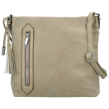 Dámska crossbody kabelka taupe - Coveri Tallis