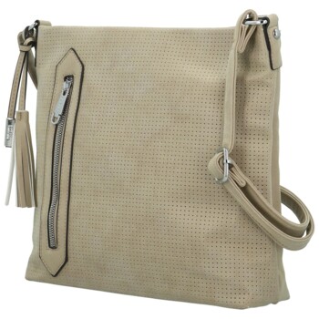 Dámska crossbody kabelka taupe - Coveri Tallis