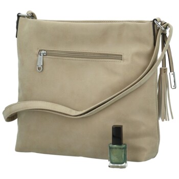 Dámska crossbody kabelka taupe - Coveri Tallis