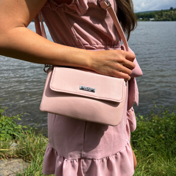 Dámska crossbody kabelka svetlo modrá - Delami Tiny Muse