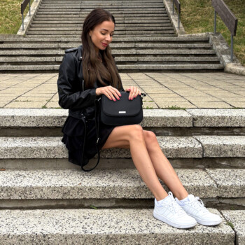 Dámska crossbody kabelka taupe - Delami Little Charm