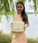 Dámska crossbody kabelka krémová - Delami Little Charm