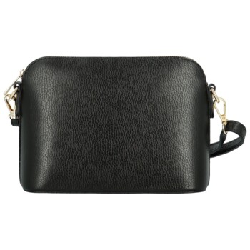 Dámska kožená crossbody kabelka čierna - Delami Jeffrey new