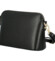 Dámska kožená crossbody kabelka čierna - Delami Jeffrey new