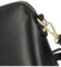 Dámska kožená crossbody kabelka čierna - Delami Jeffrey new