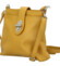 Dámska kožená crossbody kabelka žltá - Delami Vera Pelle Laira new