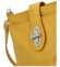 Dámska kožená crossbody kabelka žltá - Delami Vera Pelle Laira new