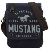 Pánska crossbody taška tmavo modrá - Mustang Roger