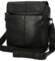Pánska kožená crossbody taška čierna - Sendi Design Edison