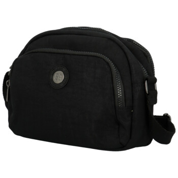 Dámska crossbody kabelka čierna - Enrico Benetti Garika
