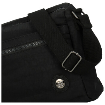 Dámska crossbody kabelka čierna - Enrico Benetti Capri