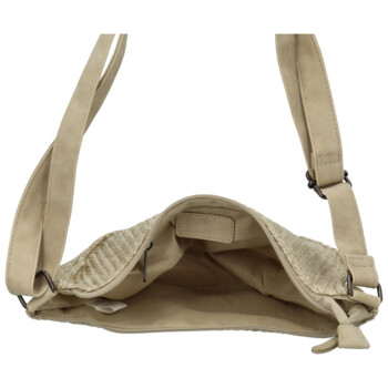 Dámska crossbody kabelka béžová - Enrico Benetti Brigita