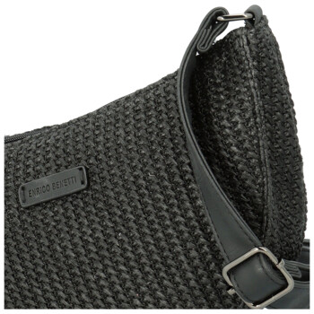Dámska crossbody kabelka čierna - Enrico Benetti Brigita