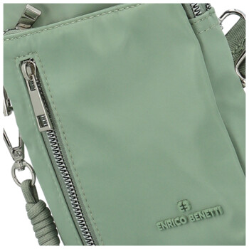 Dámska crossbody kabelka zelená - Enrico Benetti Kiera