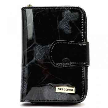 Dámska kožená peňaženka čierna - Gregorio Allis