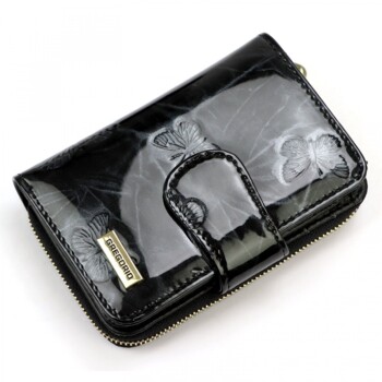 Dámska kožená peňaženka čierna - Gregorio Allis