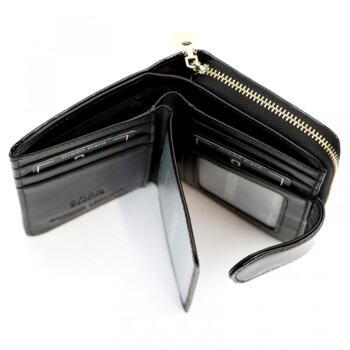 Dámska kožená peňaženka čierna - Gregorio Allis