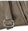 Dámska kožená crossbody kabelka bronzová - Delami Vera Pelle Bandit
