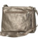 Dámska kožená crossbody kabelka bronzová - Delami Vera Pelle Bandit