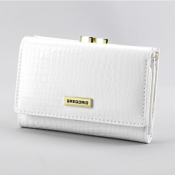 Dámska kožená peňaženka biela - Gregorio Oxana