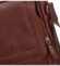 Pánska kožená crossbody taška hnedá - Greenwood Vaios