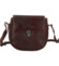 Dámska kožená crossbody kabelka hnedá - Greenwood Wika