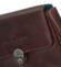 Dámska kožená crossbody kabelka hnedá - Greenwood Wika
